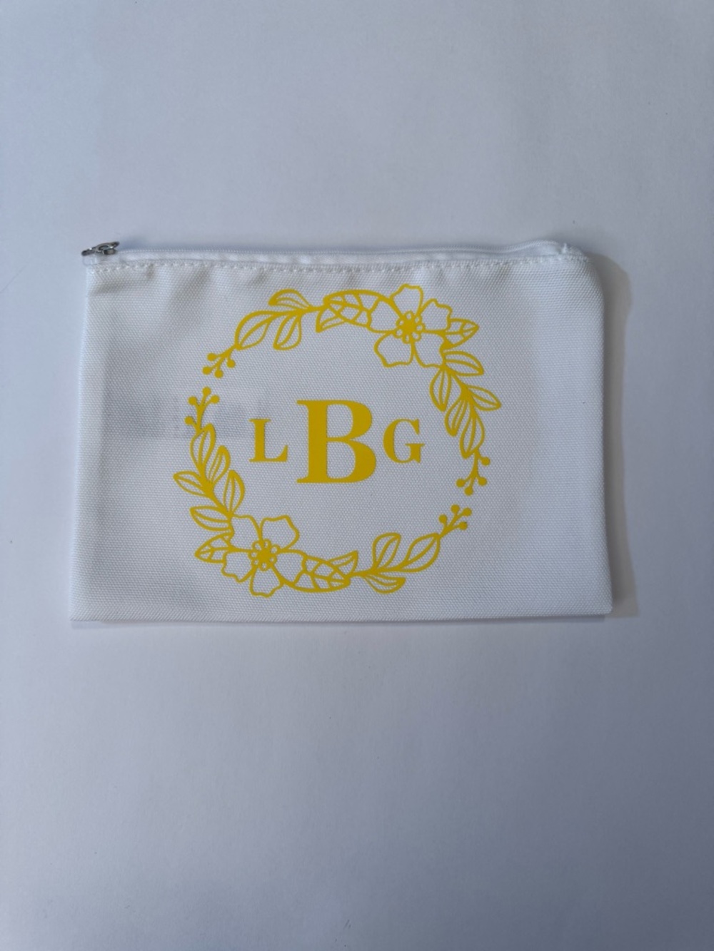 Personalized Cosmetic Bag - Gift New! Made to order with monogram of your choice